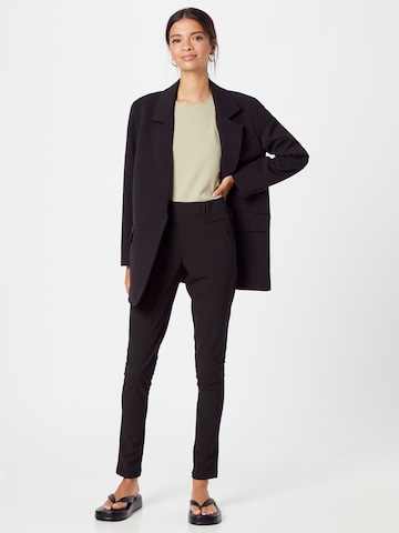 Coupe slim Pantalon 'Jillian Sofie' Kaffe en noir