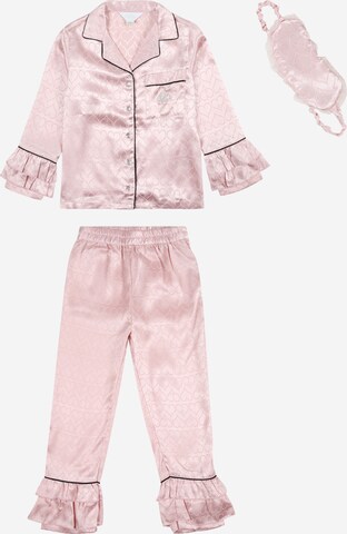 Pijamale de la River Island pe roz: față