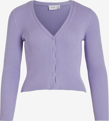 VILA Knit cardigan 'Astoria' in Purple: front
