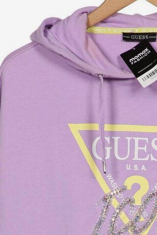 GUESS Sweatshirt & Zip-Up Hoodie in L in Purple