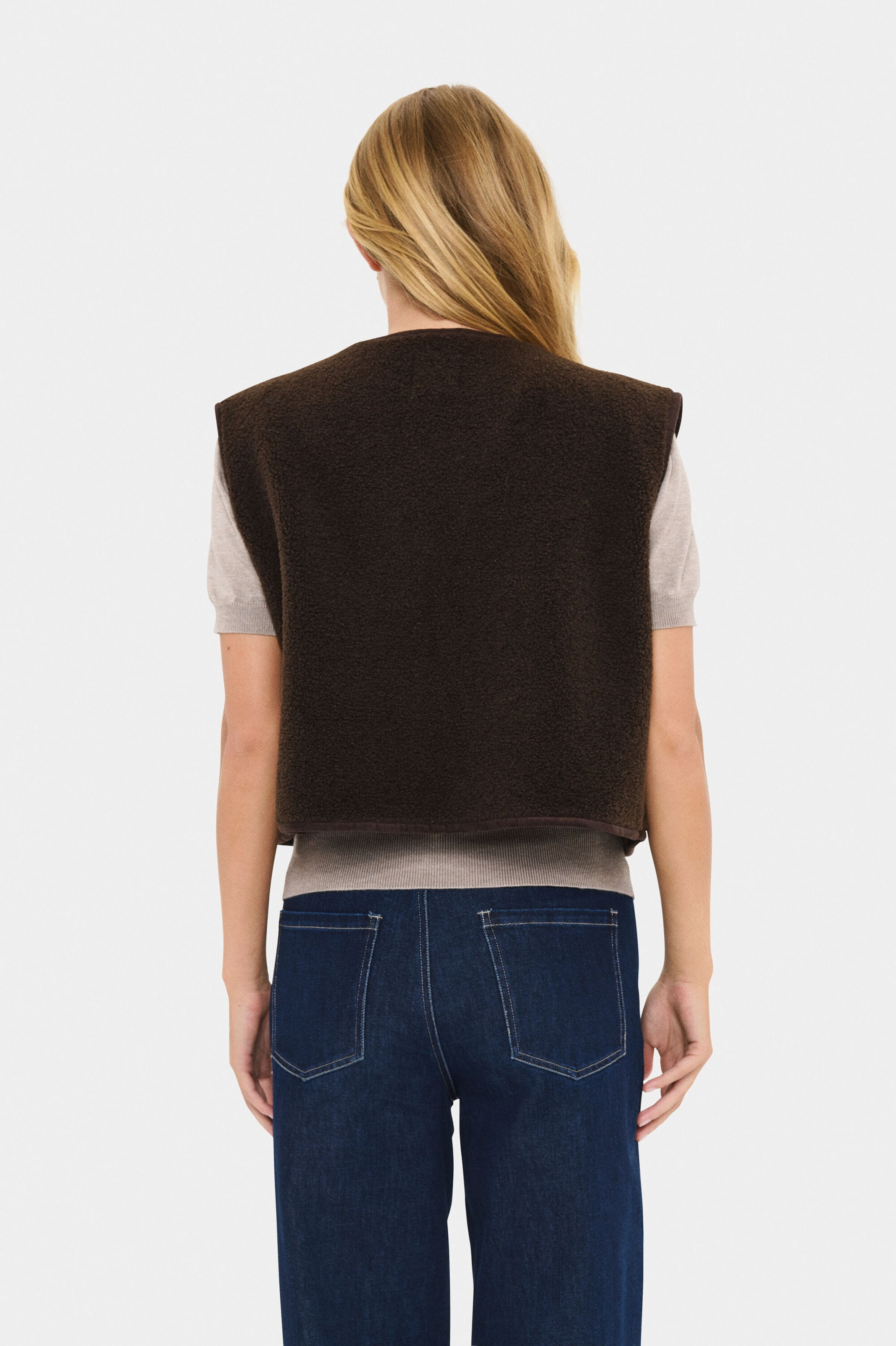 Gilet 'Icaria' SAINT TROPEZ en marron