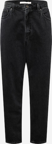 Levi's® Plus - Tapered Calças de ganga 'Plus 80s Mom Jean' em preto: frente