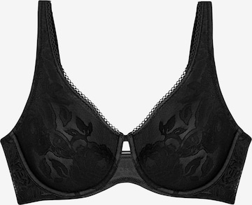 TRIUMPH BH ' Wild Rose Sensation ' in Zwart: voorkant