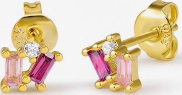 Cala Rose Oorbellen 'COLOR BLOCK' in Roze: voorkant