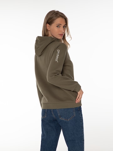 PROTEST Sweater 'CLASSIC LOGO HOODY' in Green