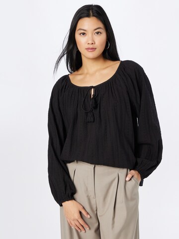 NLY by Nelly Blouse 'Lovely' in Zwart: voorkant