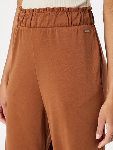 TOM TAILOR DENIM Wide leg Pants in Brown