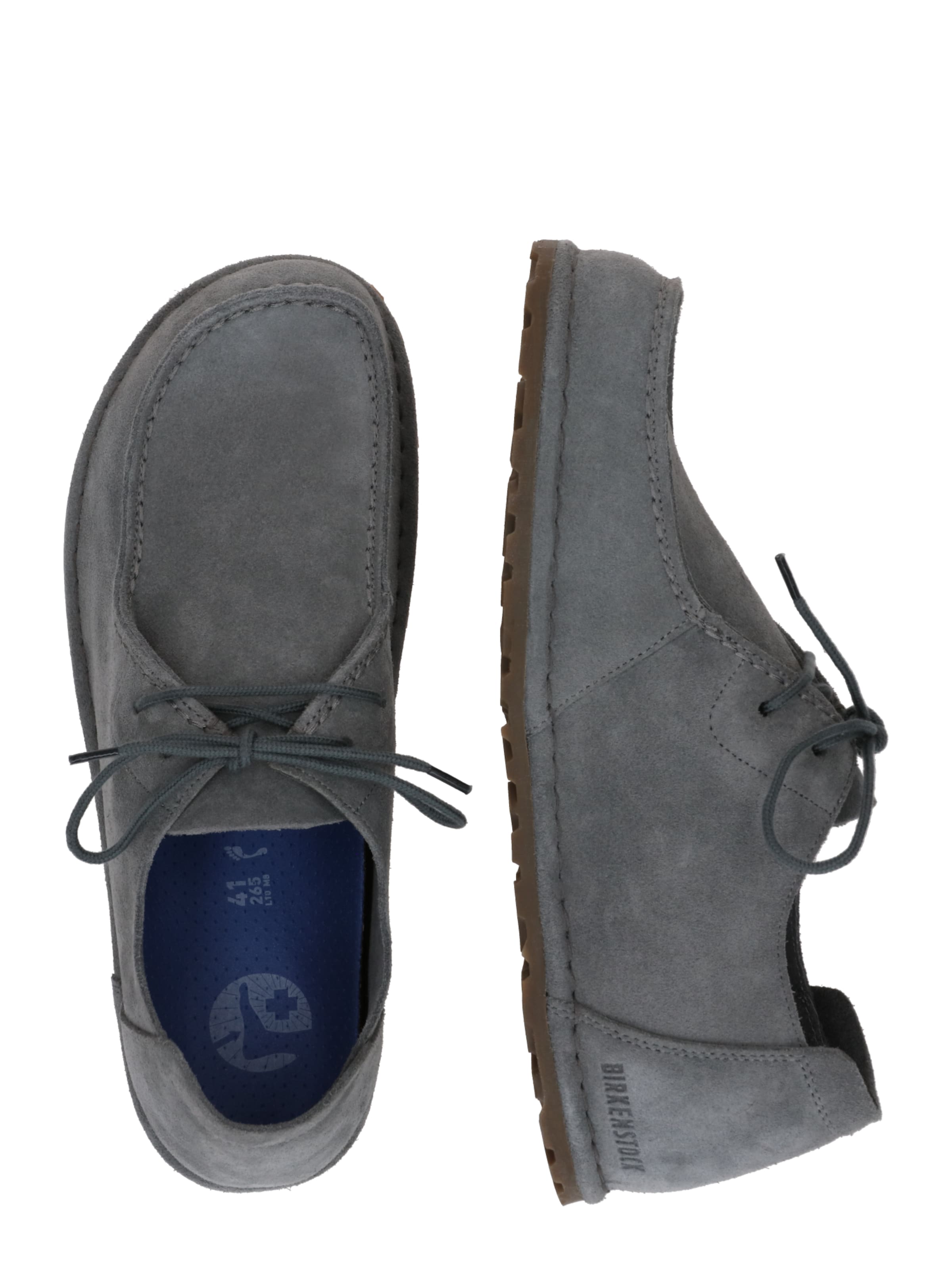 BIRKENSTOCK Мокасины 'Utti Lace' в Серый