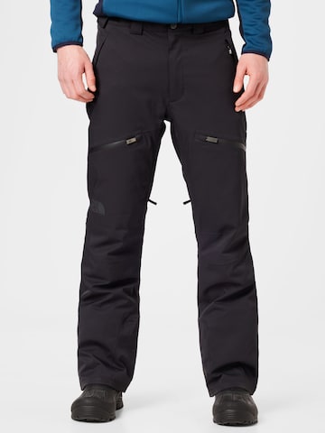THE NORTH FACE Regular Workout Pants 'Chakal' in Black: front
