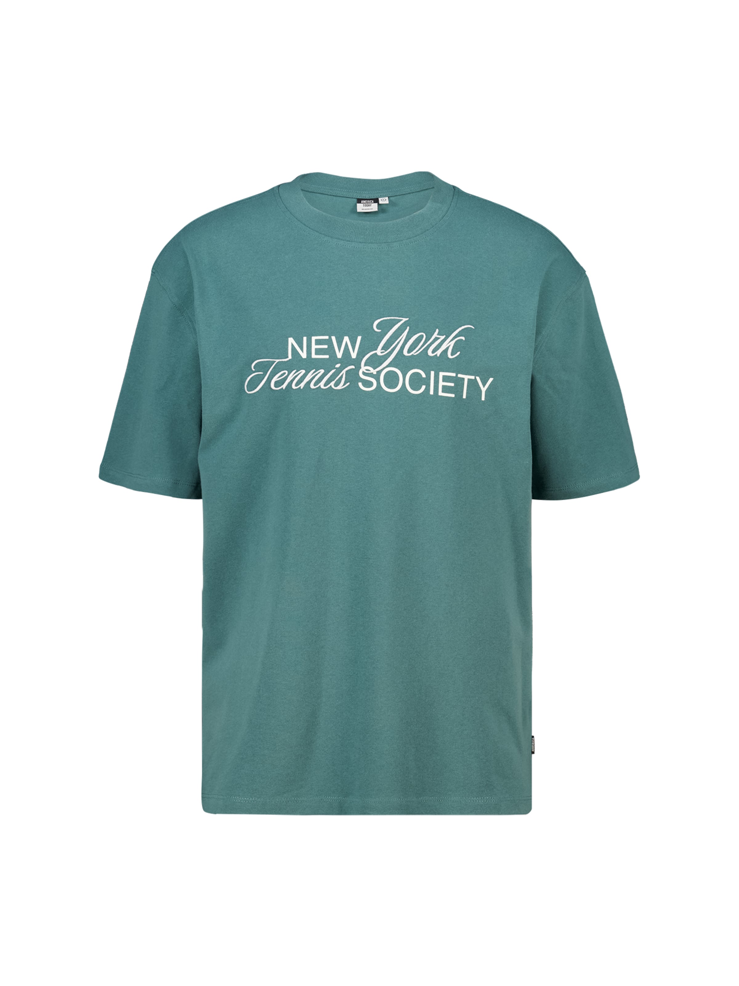 America Today Shirt in Groen: voorkant