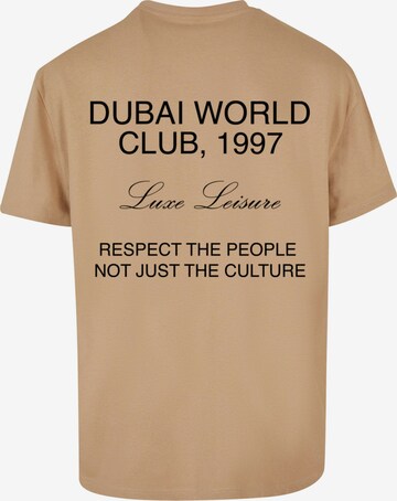 Maglietta 'Dubai World' di 9N1M SENSE in beige