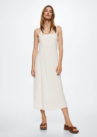 MANGO Kleid 'Boscol' in Beige: Vorderseite