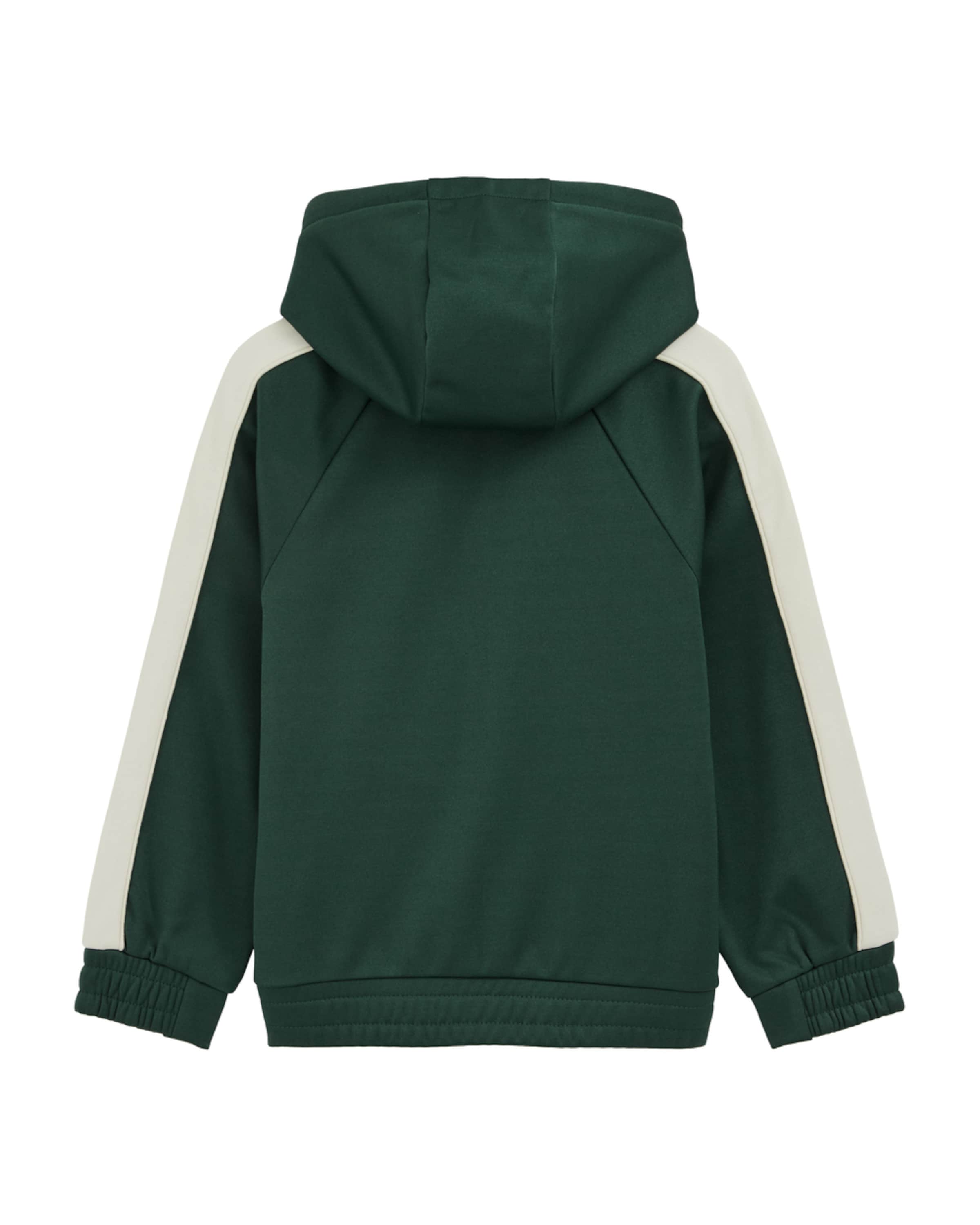 WE Fashion - Sudadera con cremallera en verde