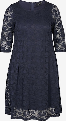 Robe 'EBONNIE' Zizzi en bleu : devant