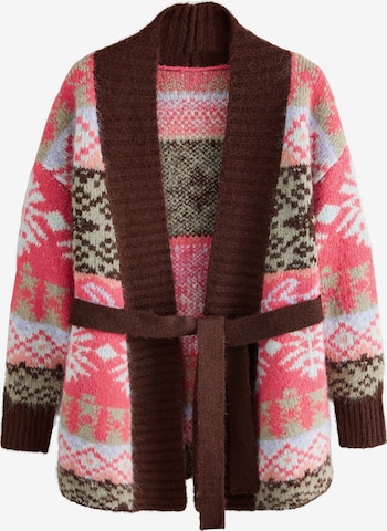 Manteau en tricot Next en rose : devant