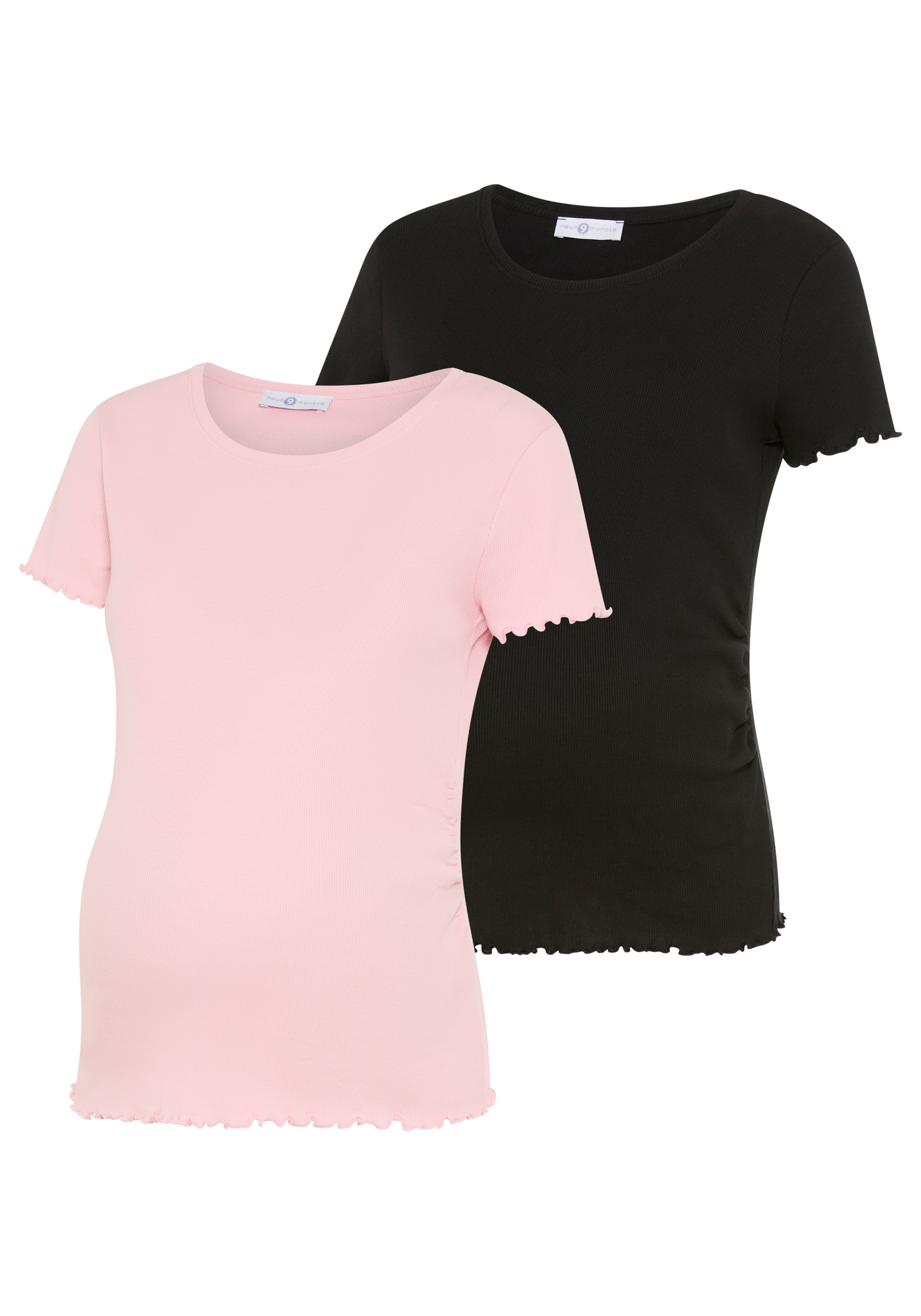 Neun Monate Shirt in Rose / Black, Item view