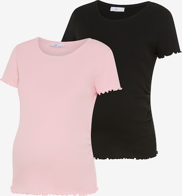 Neun Monate T-Shirt in Pink: Vorderseite
