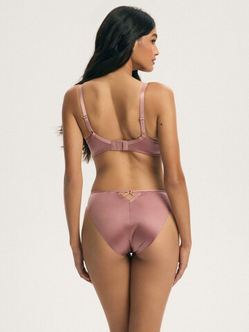 Panty 'Slip Cindarella, feine Stickerei, florales Muster, glatte Microfaser' di ESOTIQ in rosa