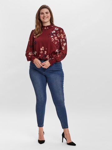 Vero Moda Curve - Skinny Jeggings 'Ludy' en azul