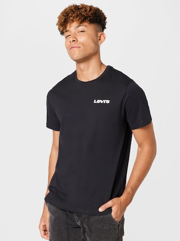 Regular Tricou 'Graphic Crewneck Tee' de la LEVI'S ® pe negru: față