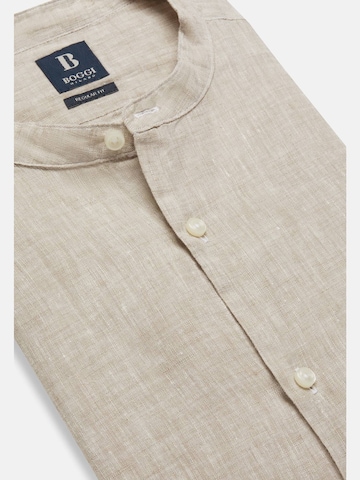 Boggi Milano Regular fit Button Up Shirt in Grey