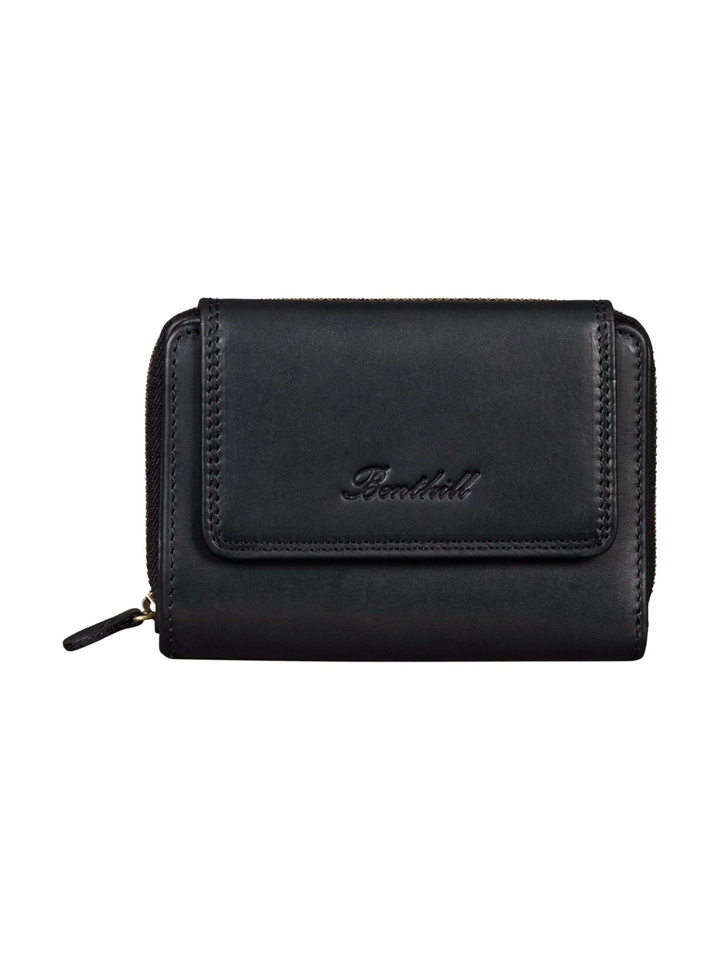 Benthill Portemonnaie‌‌‌‌‌‌ in Schwarz: Vorderseite