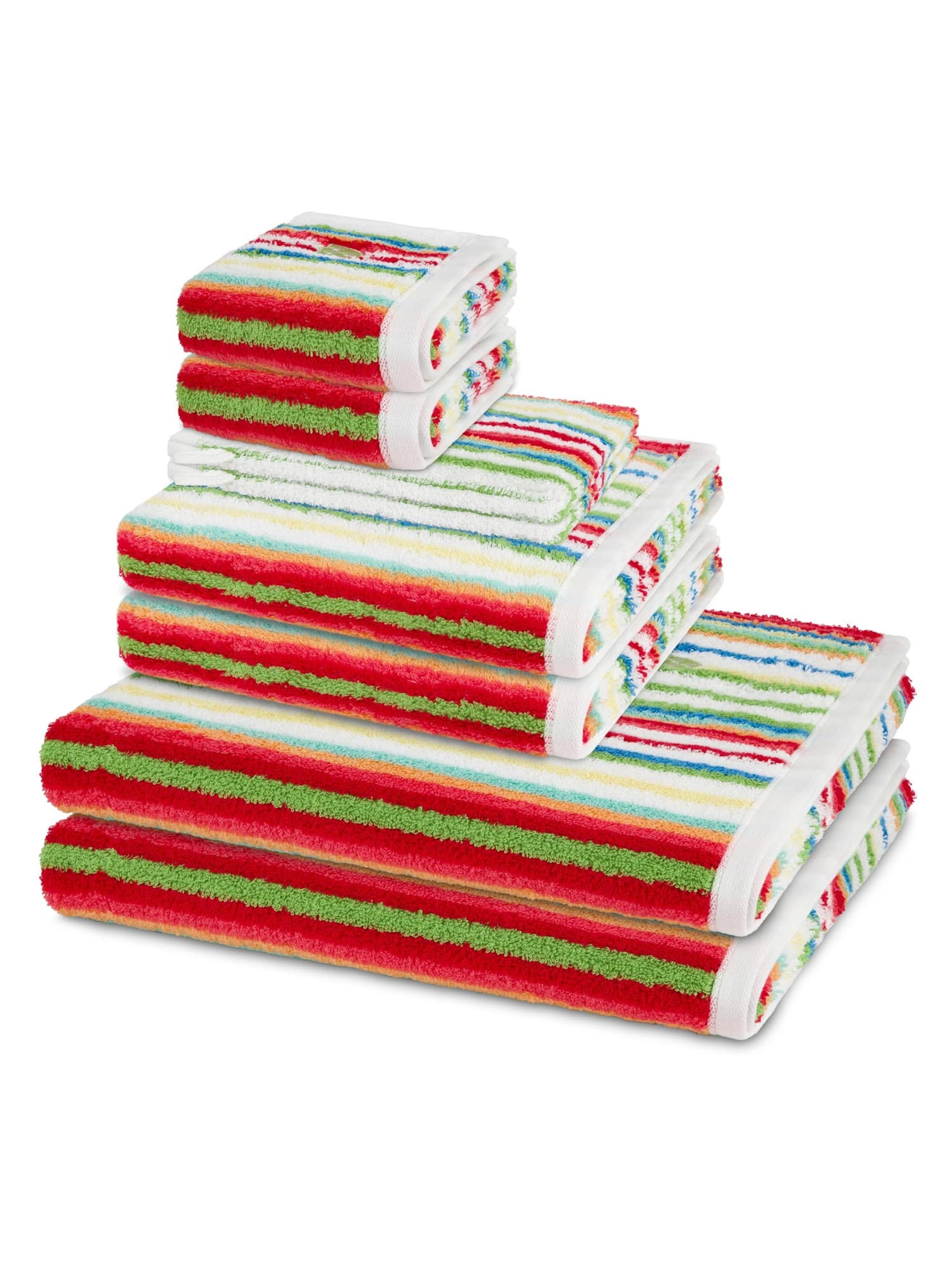 ROSS Handtuch 'Vita'‌‌‌‌‌‌‌‌ in Rot: Vorderseite