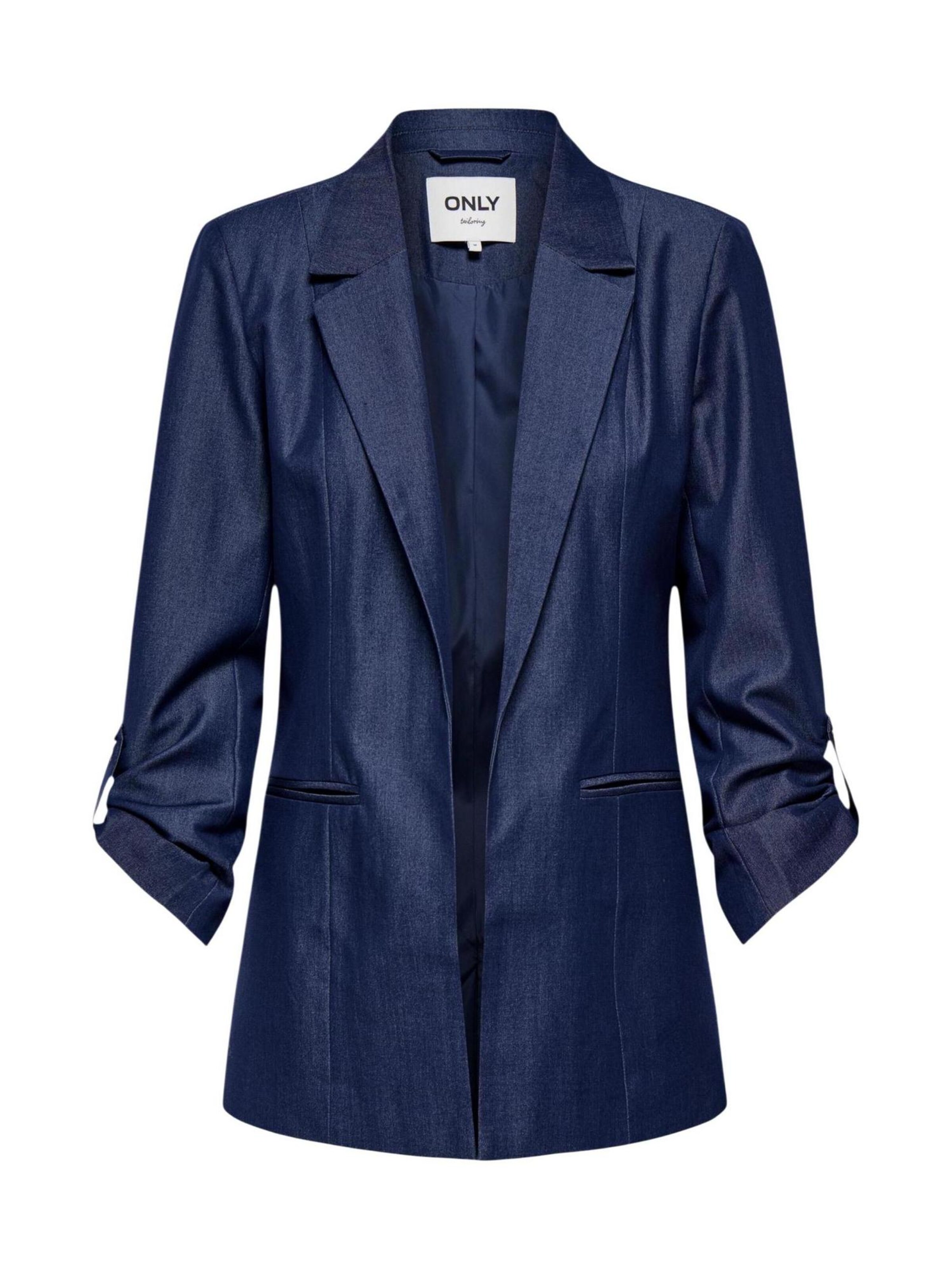 Blazer 'Onlkayle-Iria Life 3/4 Chambr Tlr 15367384' di ONLY in blu: frontale