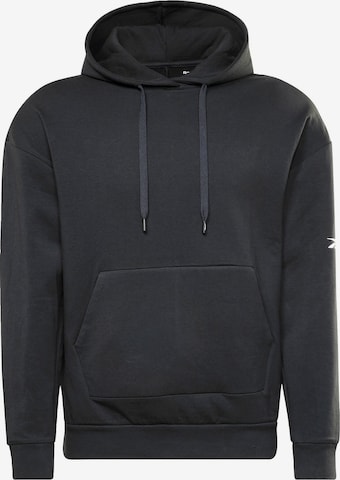 Reebok Athletic Sweatshirt in Black: front
