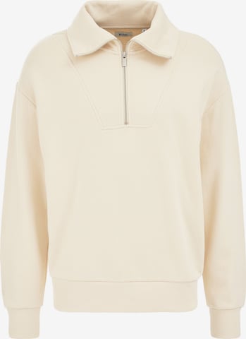 WE FashionSweater majica - bijela boja: prednji dio