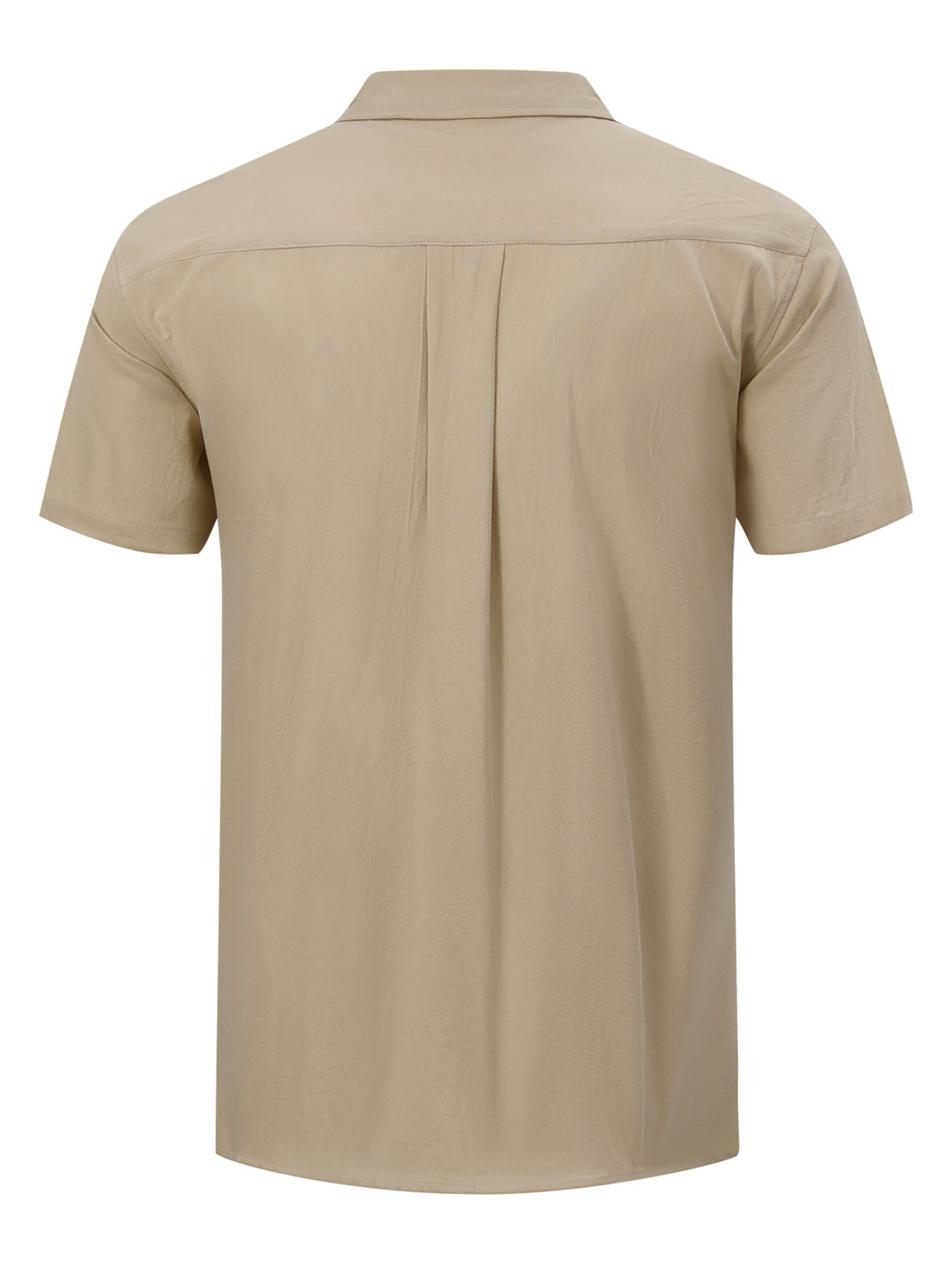 ALLTHEMEN Regular fit Button Up Shirt in Green