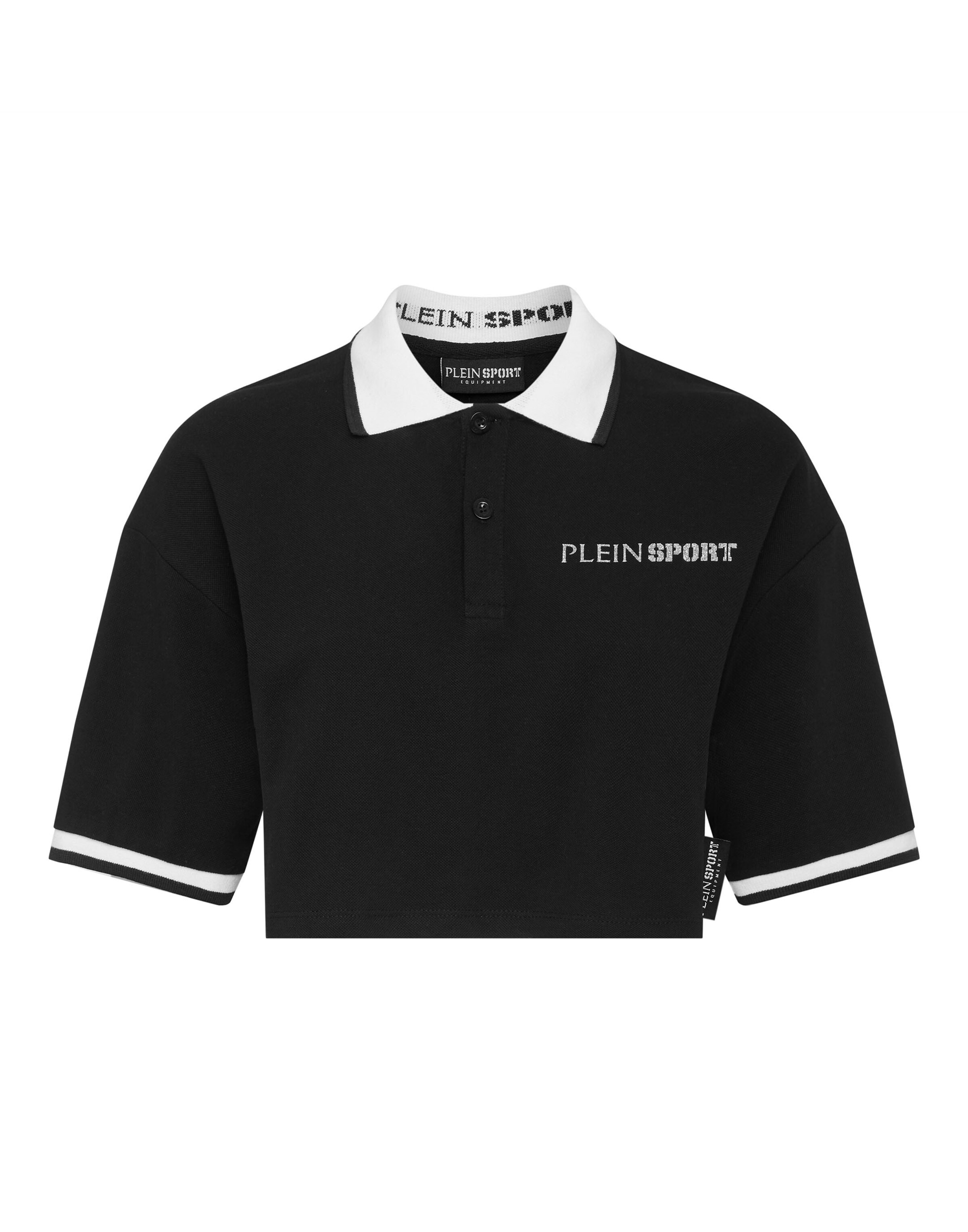 Plein Sport - Camisa em preto: frente