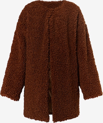 Veste d’hiver faina en marron : devant