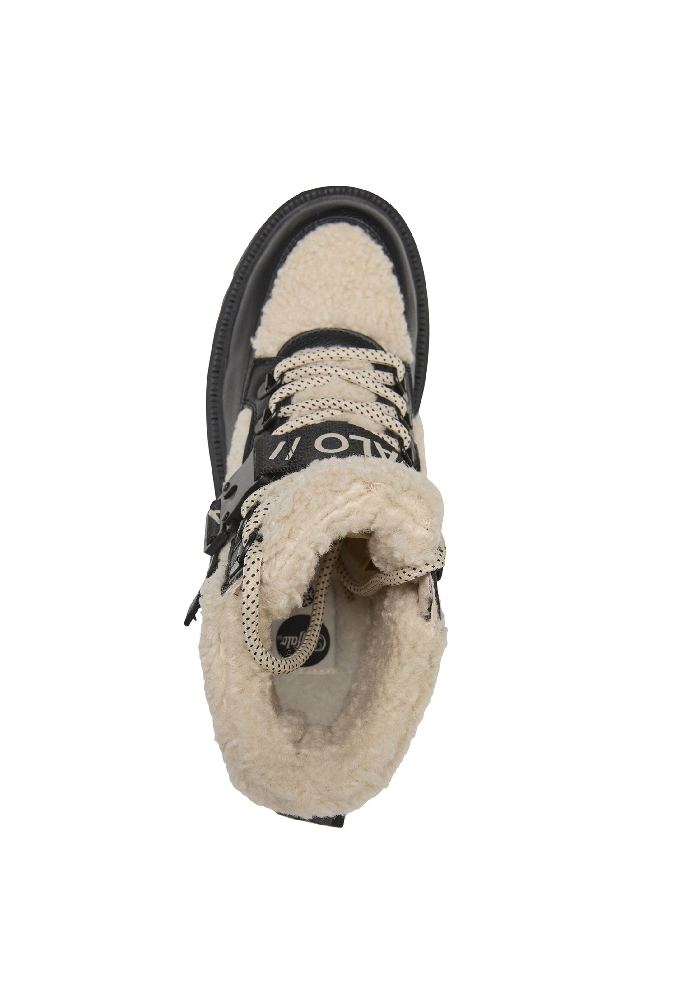 Bottines à lacets 'ASPEN' BUFFALO en noir
