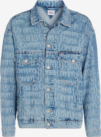 Tommy Jeans Between-Season Jacket 'Aiden' in Blue: front