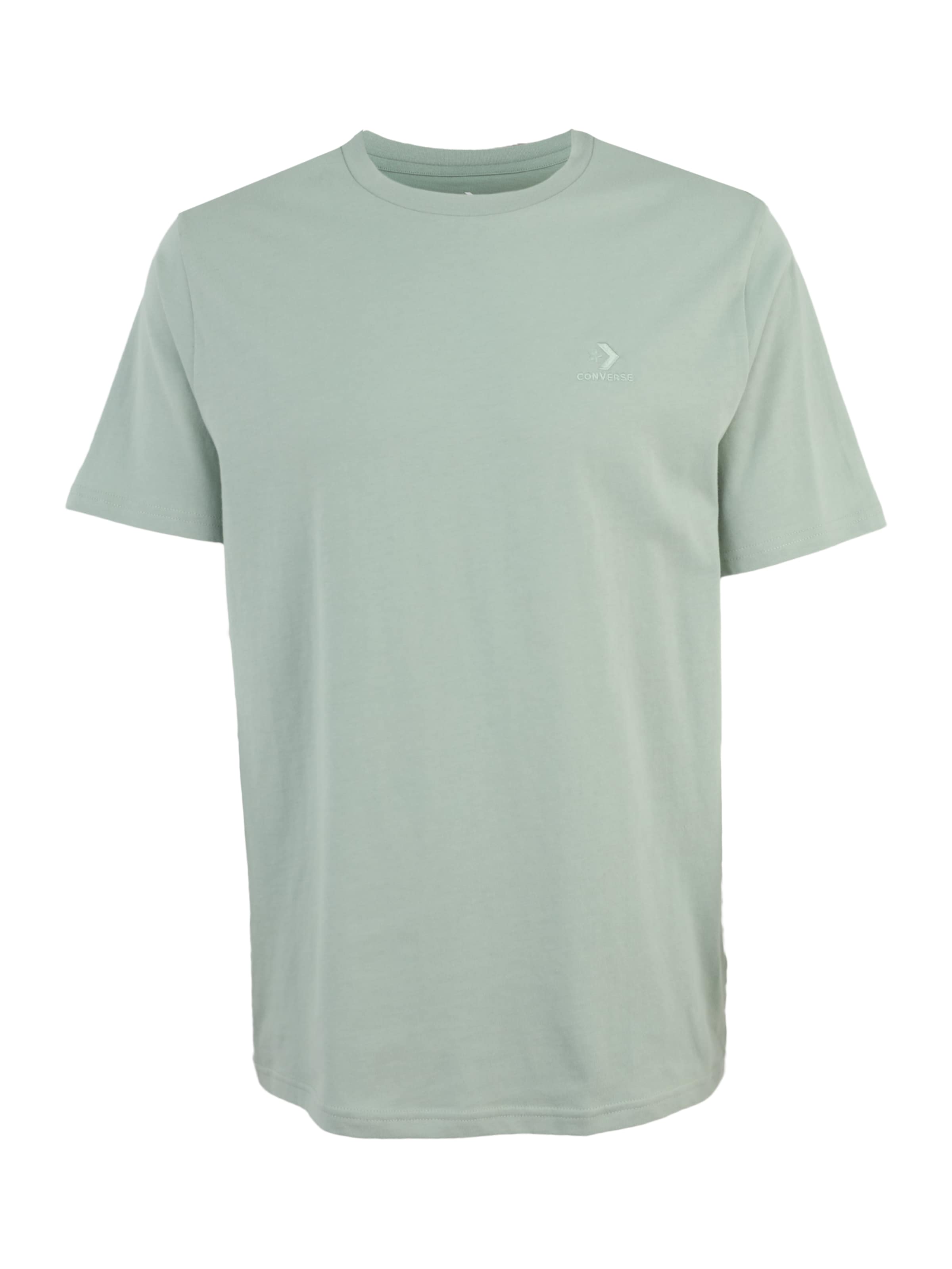 Tricou de la CONVERSE pe verde: față