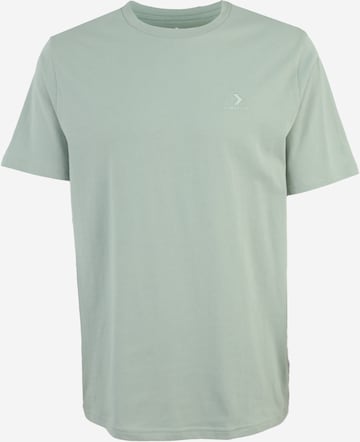 Tricou de la CONVERSE pe verde: față