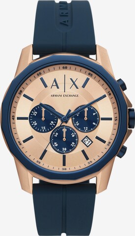 ARMANI EXCHANGE Analoguhr in Blau: predná strana