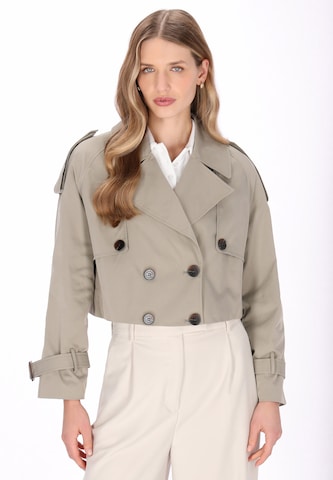 DreiMaster Klassik Between-Seasons Coat 'Classic' in Beige: front