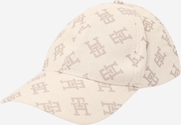 TOMMY HILFIGER Cap in Beige: front