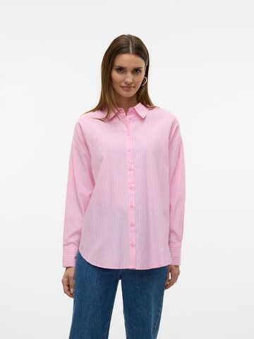 Chemisier 'VMFanni' VERO MODA en rose : devant