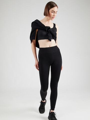 Skinny Pantalon de sport 4F en noir