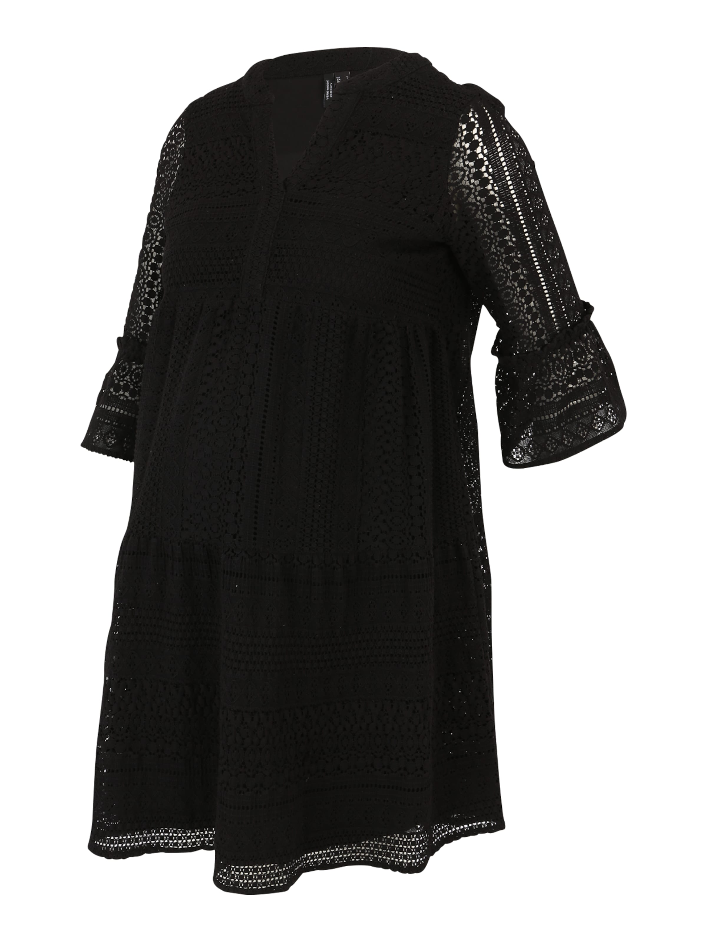 Rochie tip bluză 'VMMHoney' de la Vero Moda Maternity pe negru: față