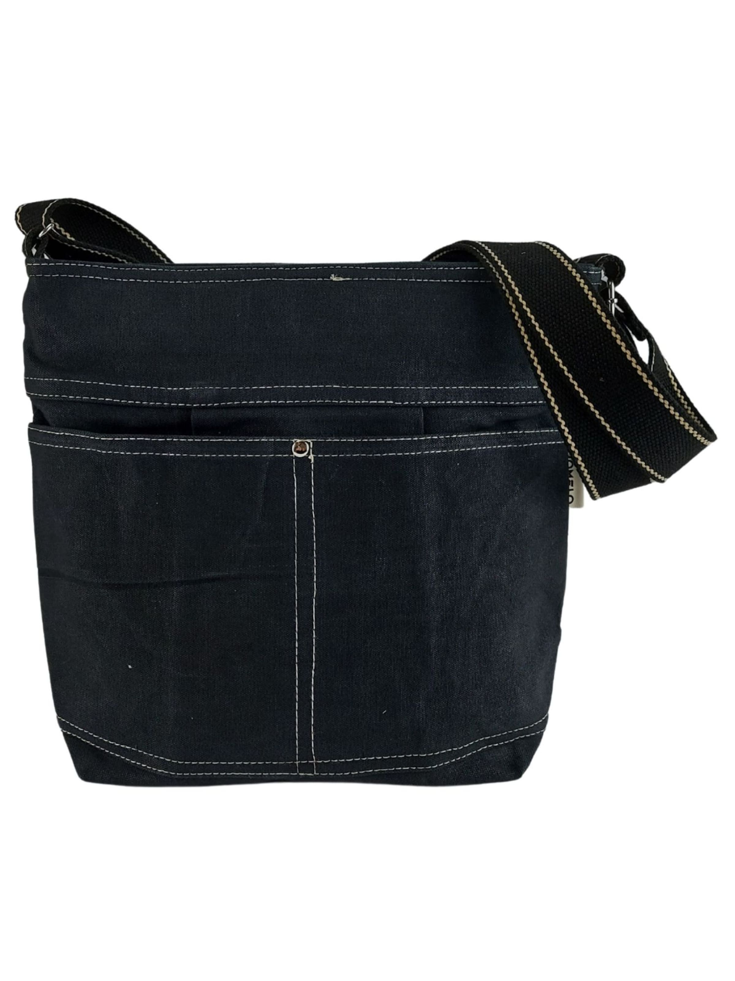 DOMELO Umhängetasche 'Domelo' in Schwarz: Vorderseite