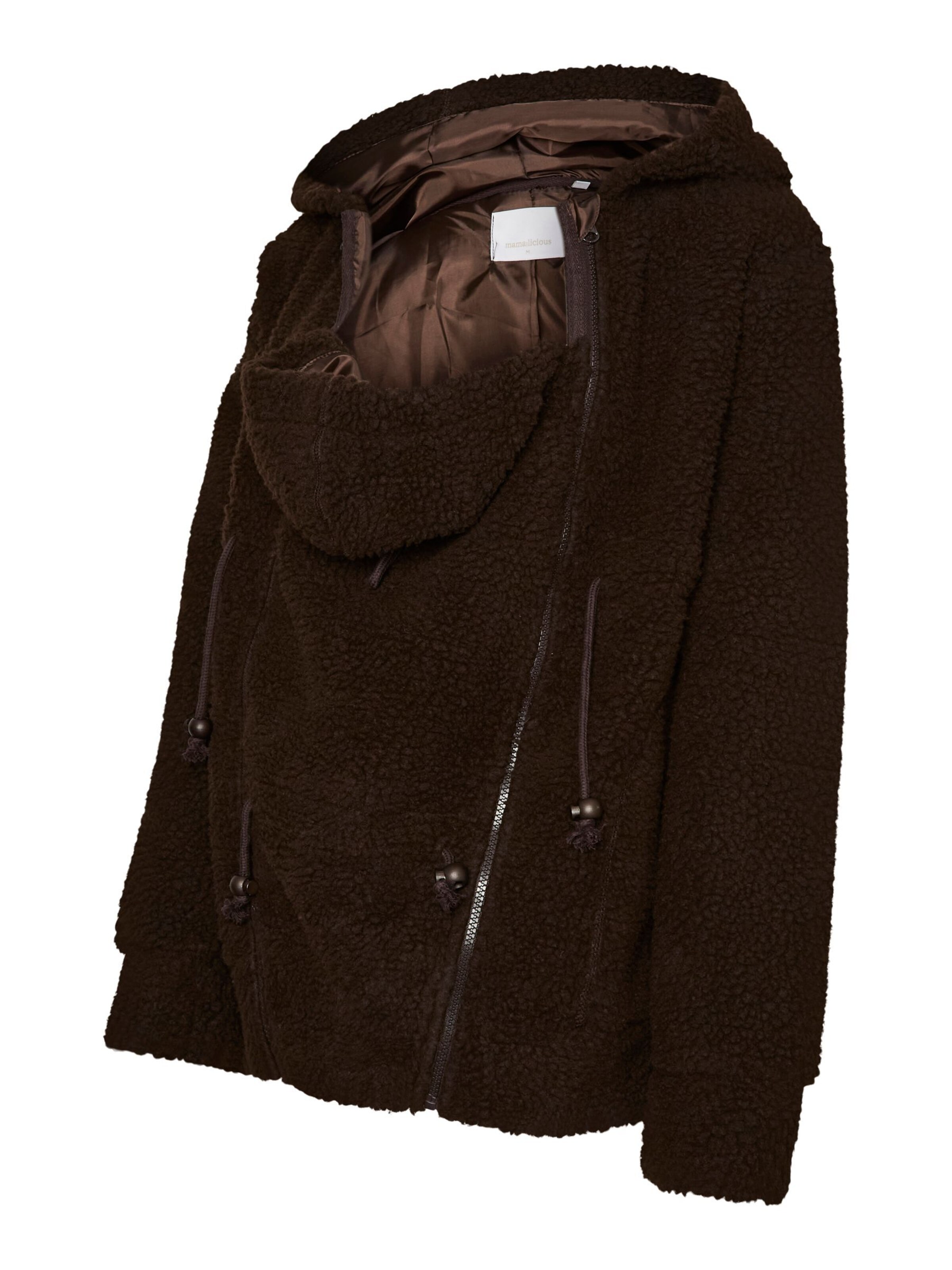 Veste mi-saison 'MLRachel' MAMALICIOUS en marron : devant