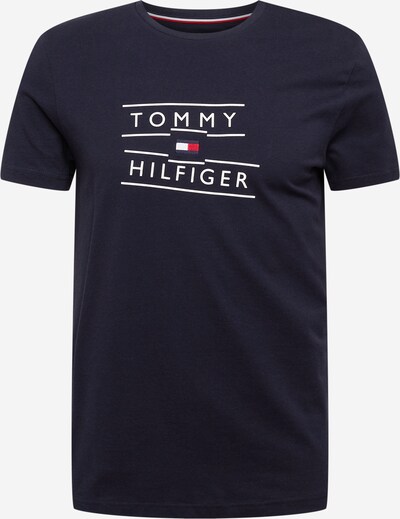 TOMMY HILFIGER Tričko - námornícka modrá / červená / biela, Produkt