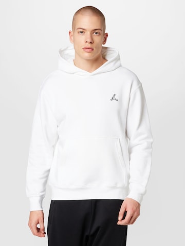 Jordan Sweatshirt 'ESS' in Wit: voorkant