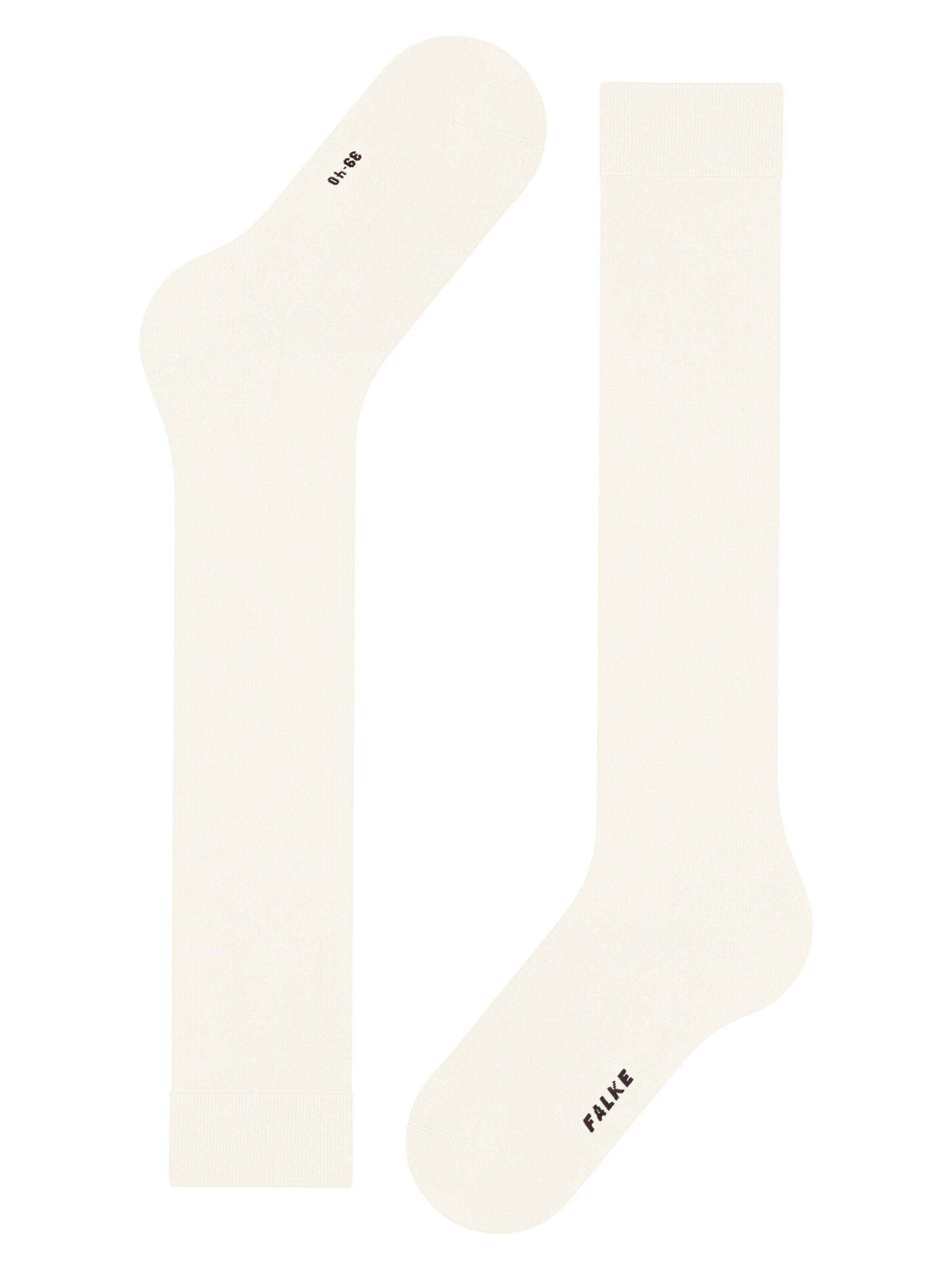FALKE Knee High Socks 'ClimaWool' in White