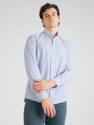DRYKORN Regular fit Button Up Shirt 'TALOC' in Blue: front