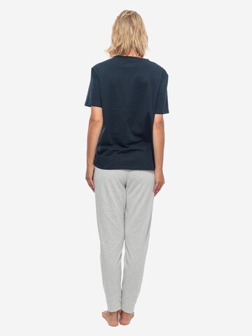 SCHIESSER Pajama 'Cotton' in Grey